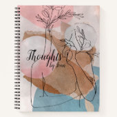 Ästhetische Illustrationen Notizblock (Vorderseite)