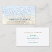Ästhetische Imitate Glitzer Visitenkarte (Vorne/Hinten)