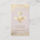 Ästhetische IMITATE Goldweinkönigin Visitenkarte (Vorderseite)