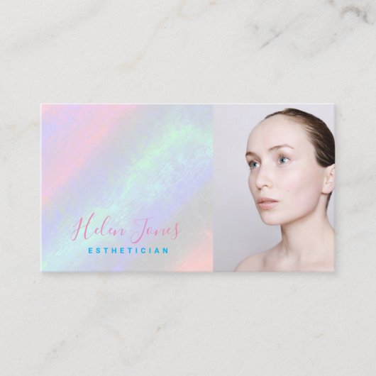 Ästhetische Imitate in Pastellfarben Visitenkarte (Vorderseite)