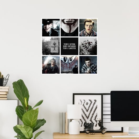 Ästhetische Jerome Valeska Poster (Heimbüro)