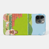 Ästhetische Katze Picnic Niedlich Modern Case-Mate iPhone Hülle (Rückseite (Horizontal))