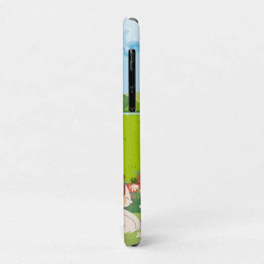 Ästhetische Katze Picnic Niedlich Modern Case-Mate iPhone Hülle (Hinten/Links)