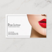 Ästhetische Kosmetische Operation Visitenkarte (Rückseite)