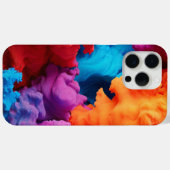 Ästhetische Kunst Abstrakte farbige Splash Case-Mate iPhone Hülle (Rückseite (Horizontal))