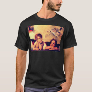 Ästhetische Kunst Raphael Angels Cat Funny Hallow T-Shirt