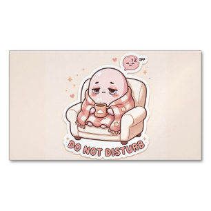 Ästhetische Kunstaufkleber – Stylischer Laptop & P Magnetische Visitenkarte