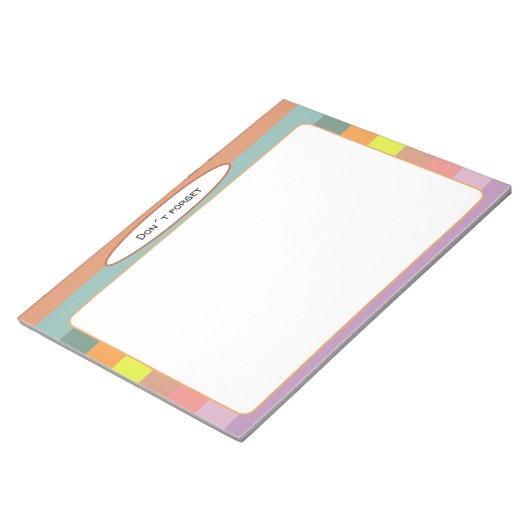 Ästhetische Landschaftslinien Notepad Notizblock (angewinkelt)