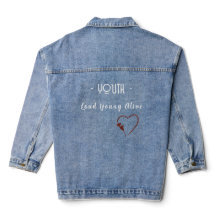 Ästhetische lässige Denimjacke