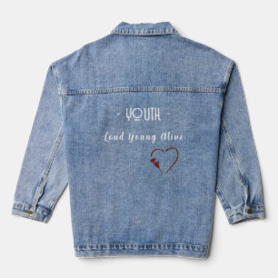Ästhetische lässige Denimjacke Jeansjacke