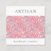 Ästhetische Lila Schmuckkarte Begleitkarte (Vorderseite)