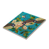 Ästhetische Longwy Bird Dogwood Repro aus dem 19. Fliese (Seite)