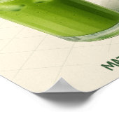 Ästhetische Matcha Lover Club Trendy Wall Print Poster (Ecke)