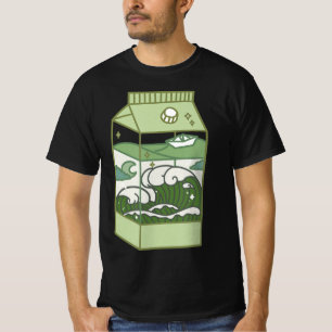 Ästhetische Milchtüten-Kunst süße Kawaii Otaku Ani T-Shirt