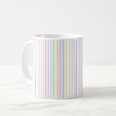 Ästhetische Minimalistische Pastel Farbenfrohe ver Kaffeetasse (Vorderseite Links)