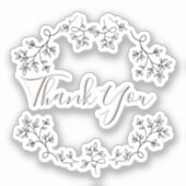 Ästhetische Minimalistische Vinyl-Aufkleber Aufkleber (Vorderseite)