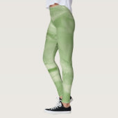 Ästhetische Minze Grüne Leggings (Links)