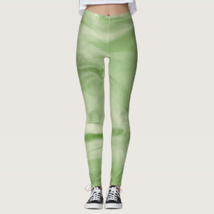 Ästhetische Minze Grüne Leggings
