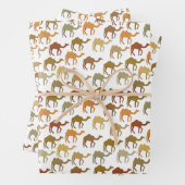 Ästhetische Moderne erthy Camel Animal Pattern Geschenkpapier Set (Beispiel)