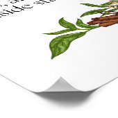 Ästhetische moderne indische Teekonzerne Kunst Poster (Ecke)