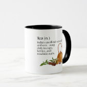 Ästhetische Moderne indische Teeliebhaber Zitat Ku Tasse (VorderseiteRechts)