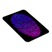 Ästhetische Neon Fingerprint Lumineszenz Magnet (Rechte Seite)