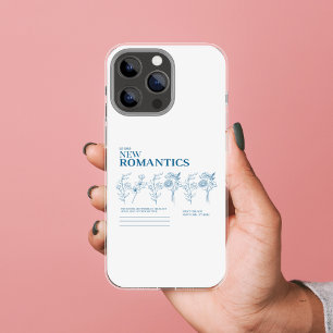 Ästhetische Neue Romantik Minimal Floral iPhone 13 Pro Hülle