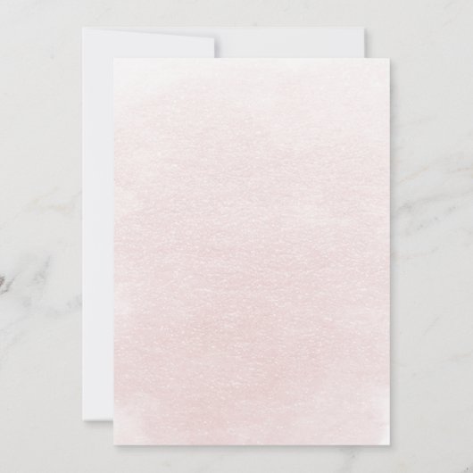 Ästhetische neutrale Geschlechtsorgane zeigen Baby Einladung (Rückseite)