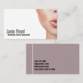  Ästhetische Nurse Plastische Operation  Visitenkarte (Vorne/Hinten)