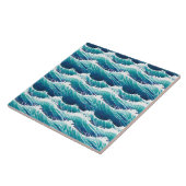 Ästhetische Ozeanwellen Dekorative Keramik Tile Fliese (Seite)