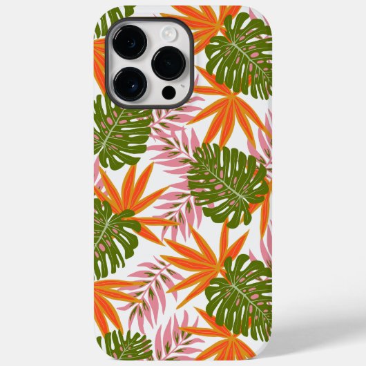Ästhetische Palme und Lily Botany Tough iPhone Geh Case-Mate iPhone Hülle (Rückseite)