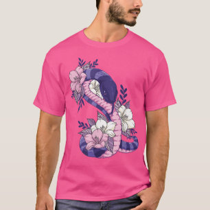 Ästhetische Pastel Goth Schlange Blume Fairy Grung T-Shirt