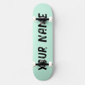 Ästhetische Pastel Green Skateboard (Vorderseite)