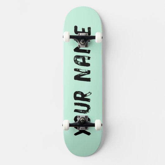 Ästhetische Pastel Green Skateboard (Vorderseite)