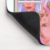 Ästhetische Pastel POC Girl Mousepad (Ecke)