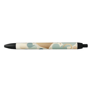 Ästhetische Pastell-Liebe-Herz-Beige-Abstrakt-Mini Kugelschreiber