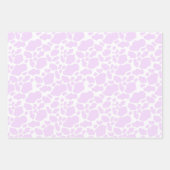 Ästhetische Pastell Lila Kuh Geschenkpapier Set (Vorderseite 3)