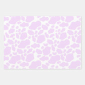 Ästhetische Pastell Lila Kuh Geschenkpapier Set (Vorderseite)