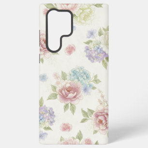 Ästhetische Pastell-Päonie Samsung Galaxy Hülle