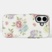 Ästhetische Pastell-Pfingstrose Case-Mate iPhone Hülle (Rückseite (Horizontal))