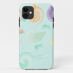 Ästhetische Pastell-Wirbel Watercolor Nahtloses Mu Case-Mate iPhone Hülle