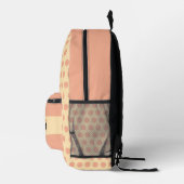 Ästhetische Pfirsichfarbe - Beste Anfangsbezeichnu Bedruckter Rucksack (Rechts)