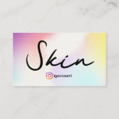 Ästhetische Pflege Beauty Services Visitenkarte (Rückseite)