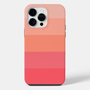 Ästhetische Pinky Peach Palette Stripe Farbblock iPhone 14 Pro Max Hülle