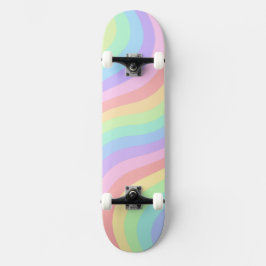 Ästhetische Rainbow-Niedliche Tapete Skateboard