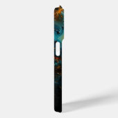 Ästhetische Retro-Gitarrenmusik inspirierte Kunst Case-Mate iPhone Hülle (Rückseite / Rechts)