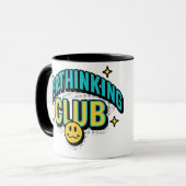 "Ästhetische Retro Pop Kunst Tasse - Fett Typograf (Vorderseite Links)