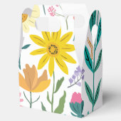 Ästhetische Retro-Wildblumen der 60er Jahre, Geschenkschachtel (Geöffnet)