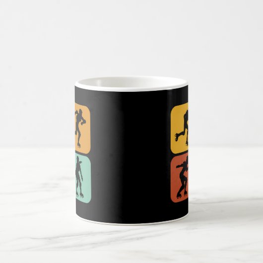 Ästhetische Rollerblätter I Speed Skate I Inline S Kaffeetasse (Mittel)
