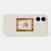 Ästhetische Rose Frame Phone Case iPhone 16 Hülle (Rückseite (Horizontal))